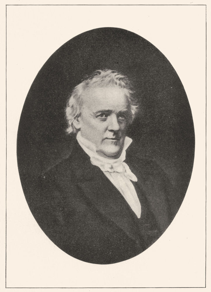 JAMES BUCHANAN. Fifteenth President of the United States 1907 old print